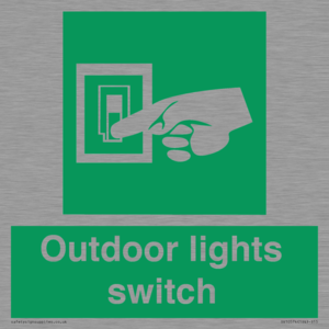 Outdoor lights switch